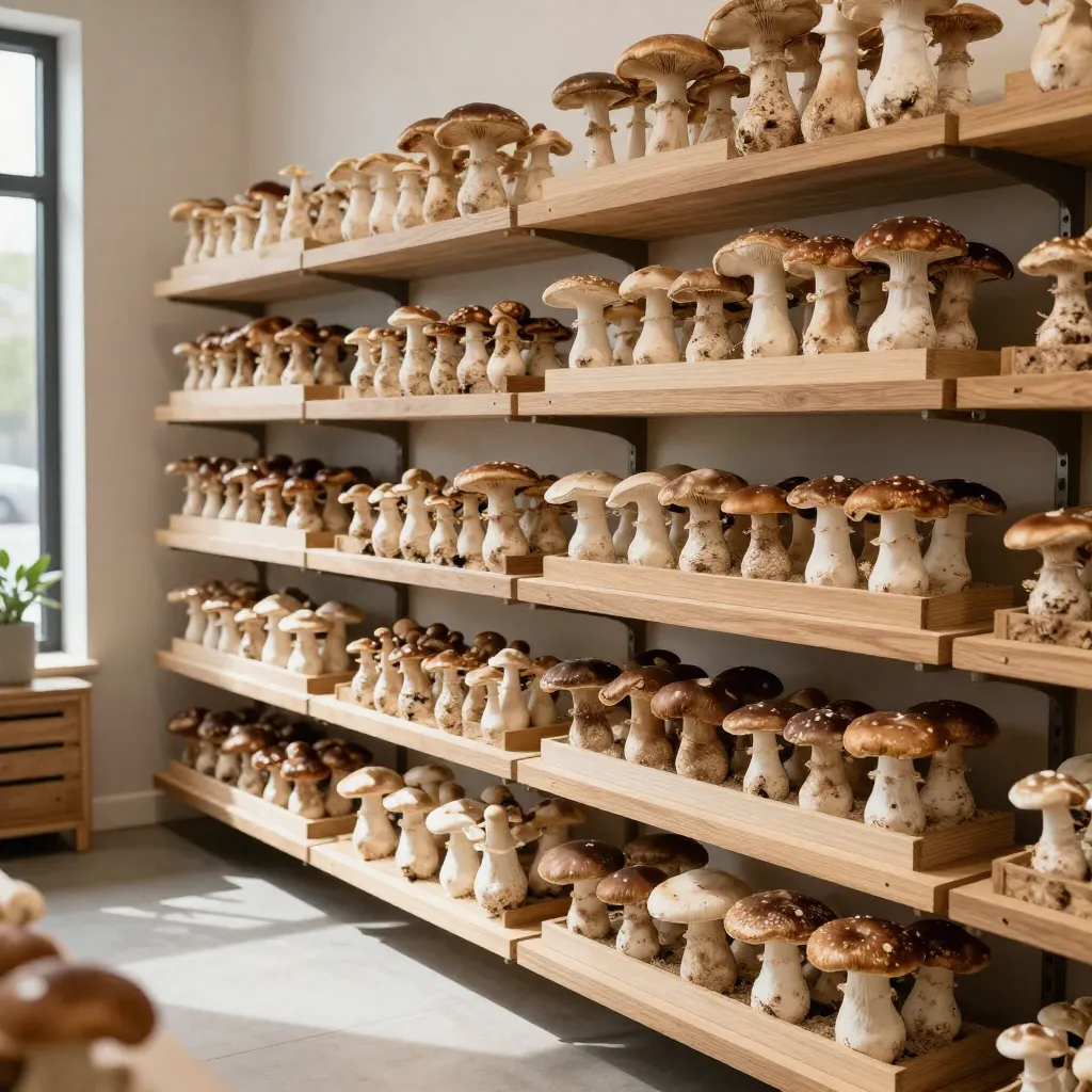 Local farm partnership for sustainable mushroom cultivation